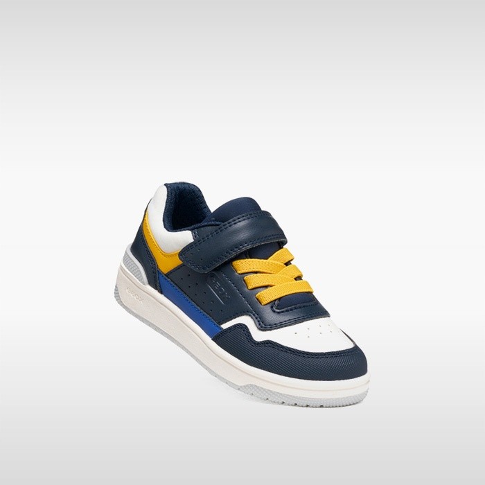 Velcro shoes WASHIBA BOY Navy/Yellow | GEOX