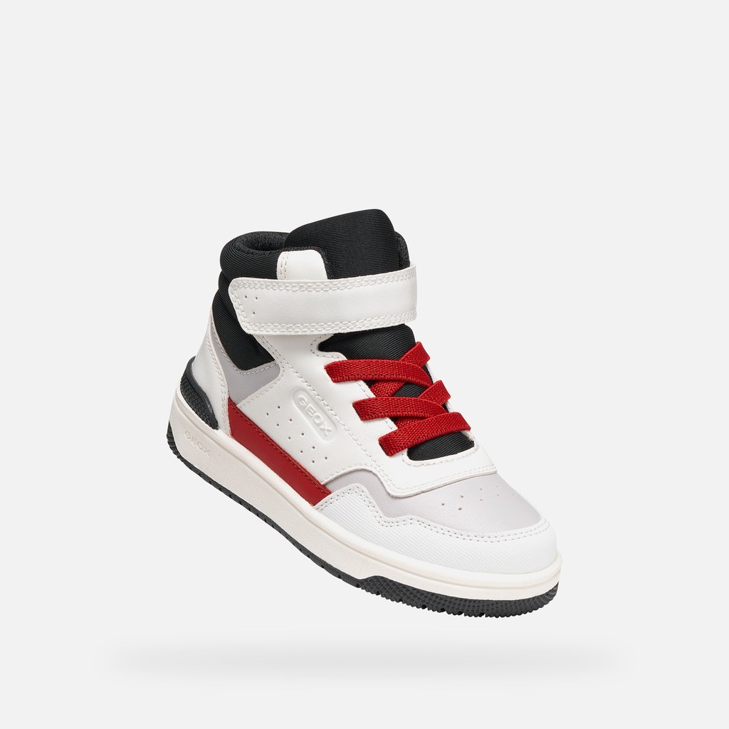 Klettschuhe WASHIBA JUNGE Wei&szlig;/Rot - image number 4 | GEOX