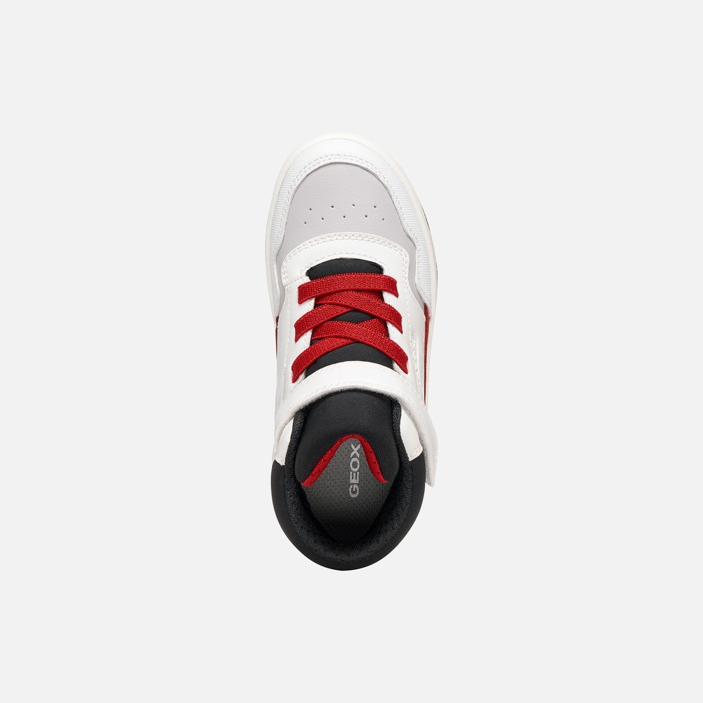 Klettschuhe WASHIBA JUNGE Wei&szlig;/Rot - image number 5 | GEOX