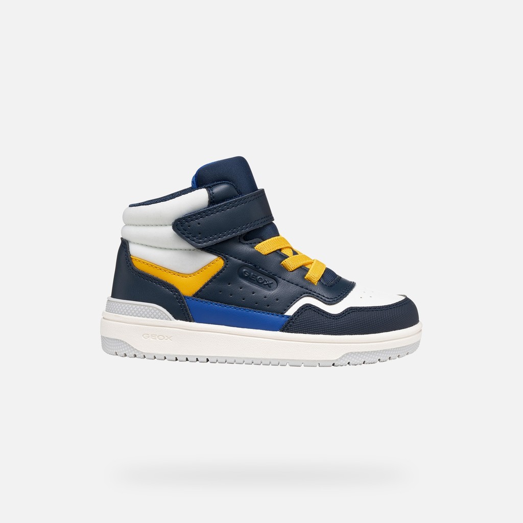 Velcro shoes WASHIBA BOY Navy/Yellow - image number 1 | GEOX