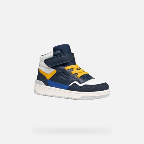 Velcro shoes WASHIBA BOY Navy/Yellow - image number 2 | GEOX