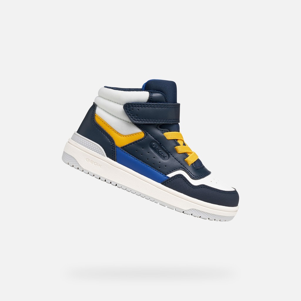 Velcro shoes WASHIBA BOY Navy/Yellow - image number 0 | GEOX