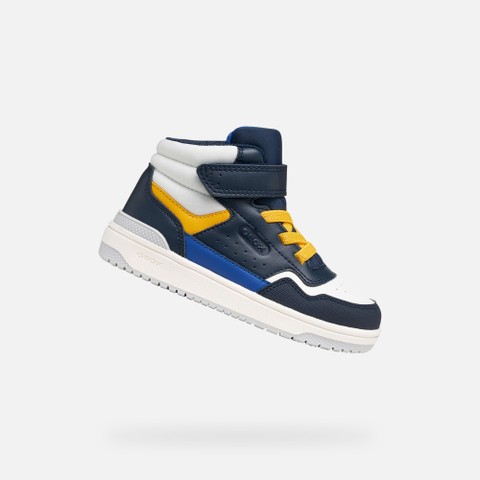 Velcro shoes WASHIBA BOY Navy/Yellow | GEOX
