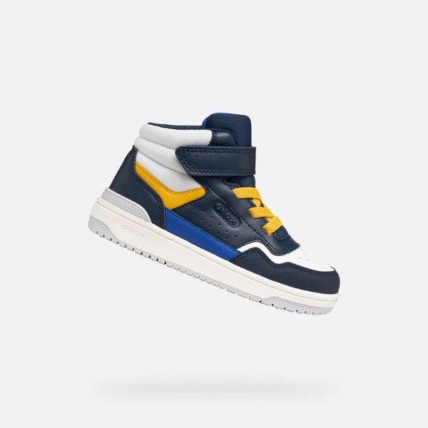 washiba boy — navy/yellow