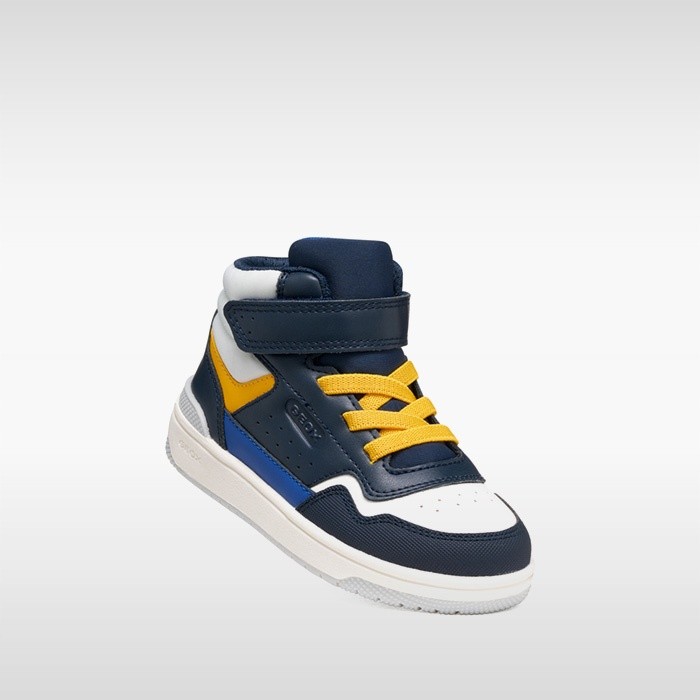 Velcro shoes WASHIBA BOY Navy/Yellow | GEOX