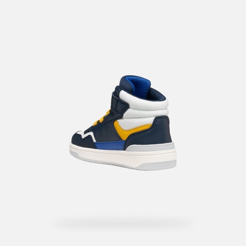 Velcro shoes WASHIBA BOY Navy/Yellow - image number 3 | GEOX