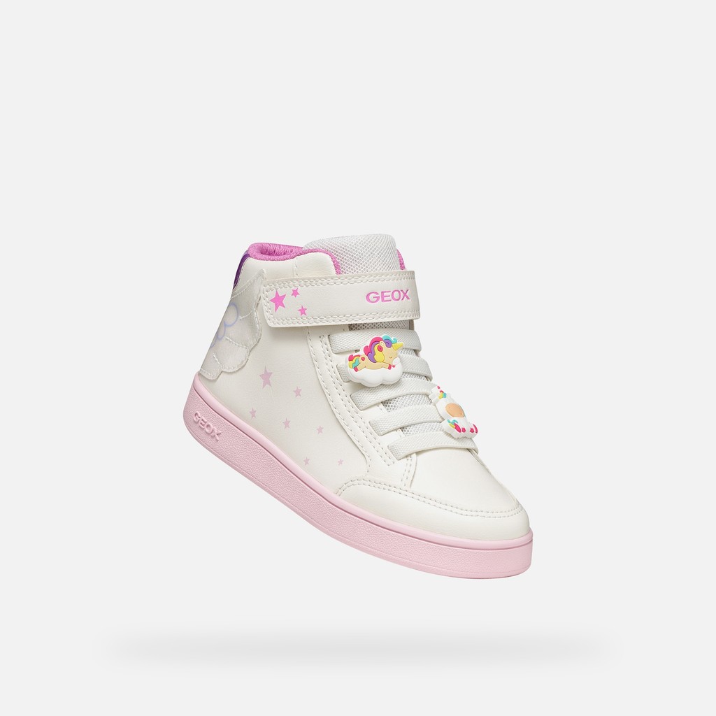 Velcro shoes ECLYPER GIRL White/Multicolor - image number 4 | GEOX