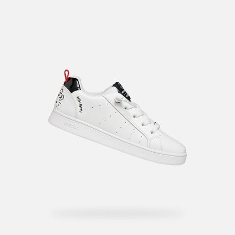 Hello Kitty shoes ECLYPER GIRL White/Black | GEOX