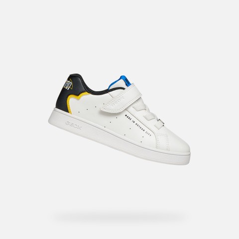 Batman Schuhe ECLYPER JUNGE Wei&szlig;/Schwarz | GEOX