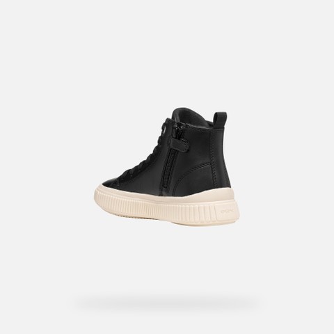 High top sneakers LAQUINNY GIRL Black - image number 3 | GEOX