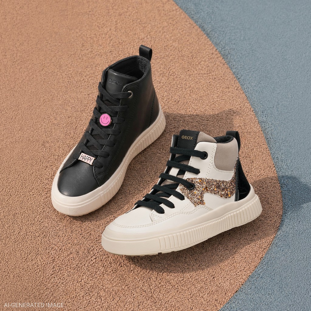 High top sneakers LAQUINNY GIRL Black - image number 7 | GEOX