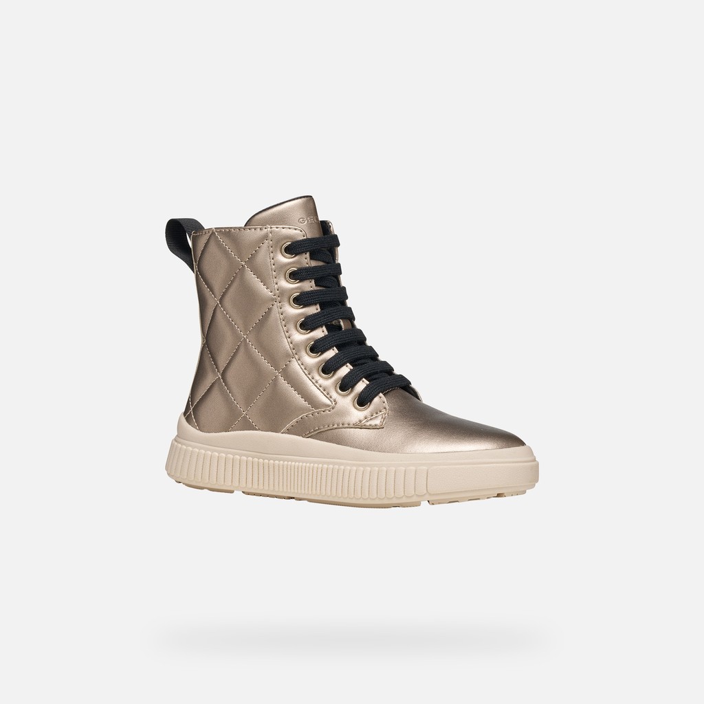 Ankle boots LAQUINNY GIRL Dark Beige - image number 2 | GEOX