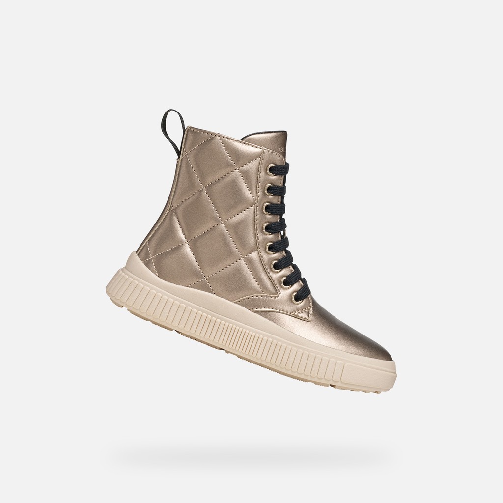 Ankle boots LAQUINNY GIRL Dark Beige - image number 0 | GEOX