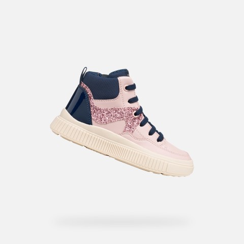 High top sneakers LAQUINNY GIRL Light rose/Navy | GEOX
