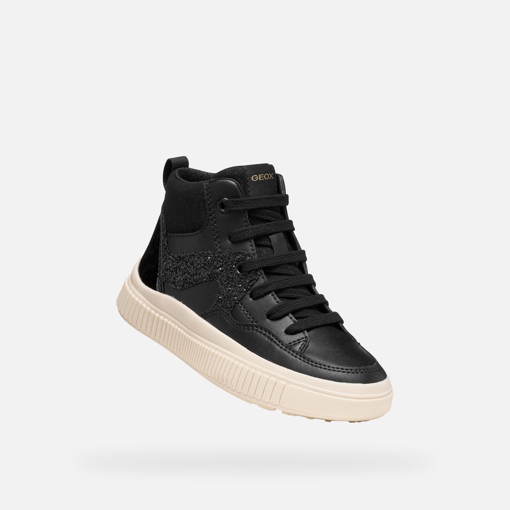 High top sneakers LAQUINNY GIRL Black - image number 4 | GEOX