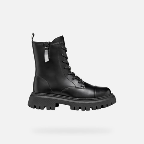 Combat boots MAQUINNENS GIRL Black - image number 1 | GEOX