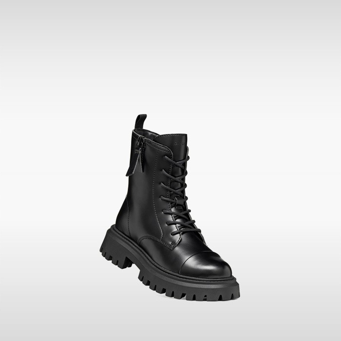 Combat boots MAQUINNENS GIRL Black | GEOX