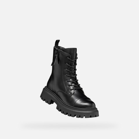 Combat boots MAQUINNENS GIRL Black - image number 4 | GEOX