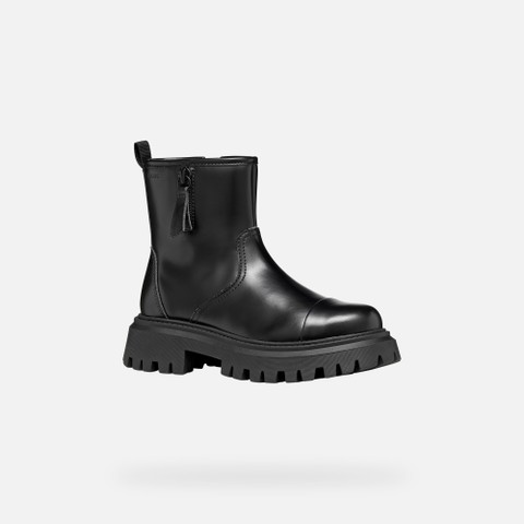 Combat boots MAQUINNENS GIRL Black - image number 2 | GEOX