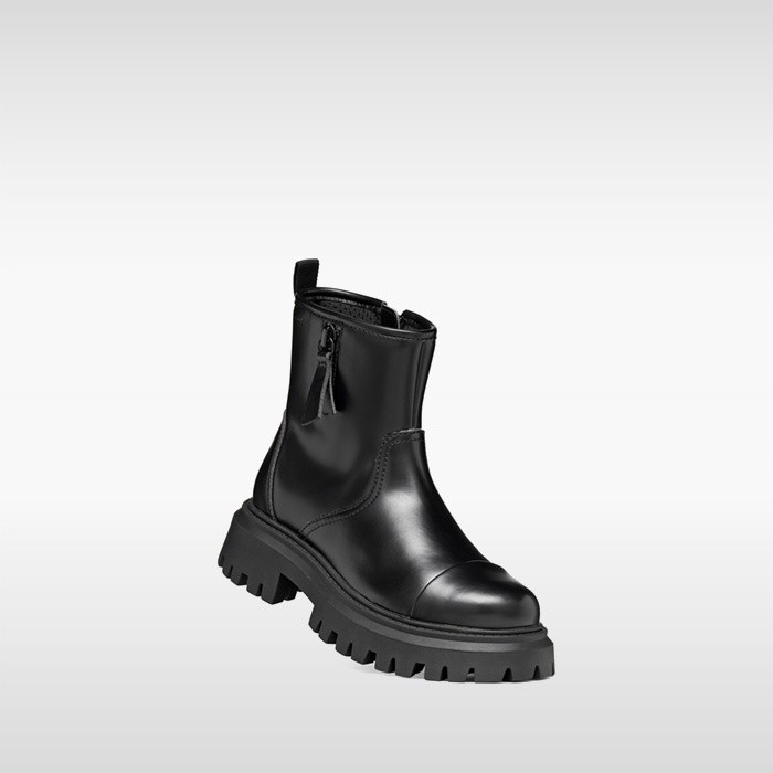 Combat boots MAQUINNENS GIRL Black | GEOX