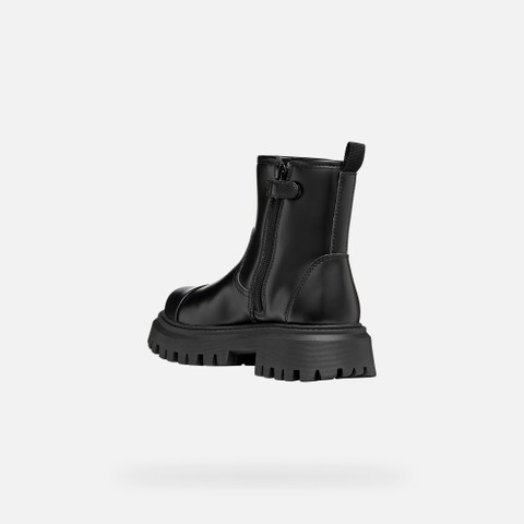 Combat boots MAQUINNENS GIRL Black - image number 3 | GEOX