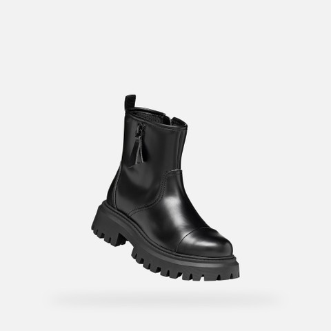 Combat boots MAQUINNENS GIRL Black - image number 4 | GEOX