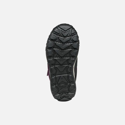 Waterproof snow ankle boots TREKKYUP ABX GIRL Dark purple/Fuchsia - image number 6 | GEOX