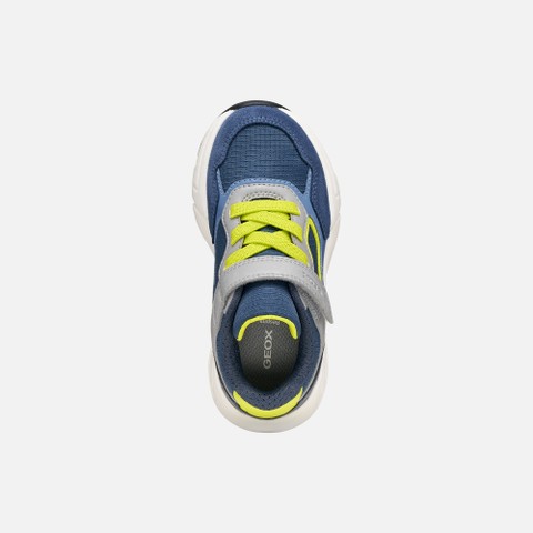 Low top sneakers LOFTUS BOY Denim/Grey - image number 5 | GEOX