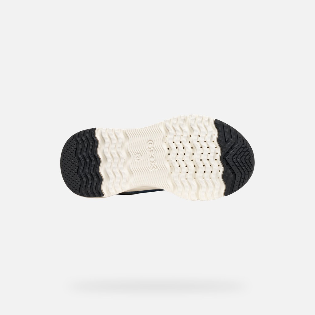 Low top sneakers LOFTUS BOY Denim/Grey - image number 6 | GEOX