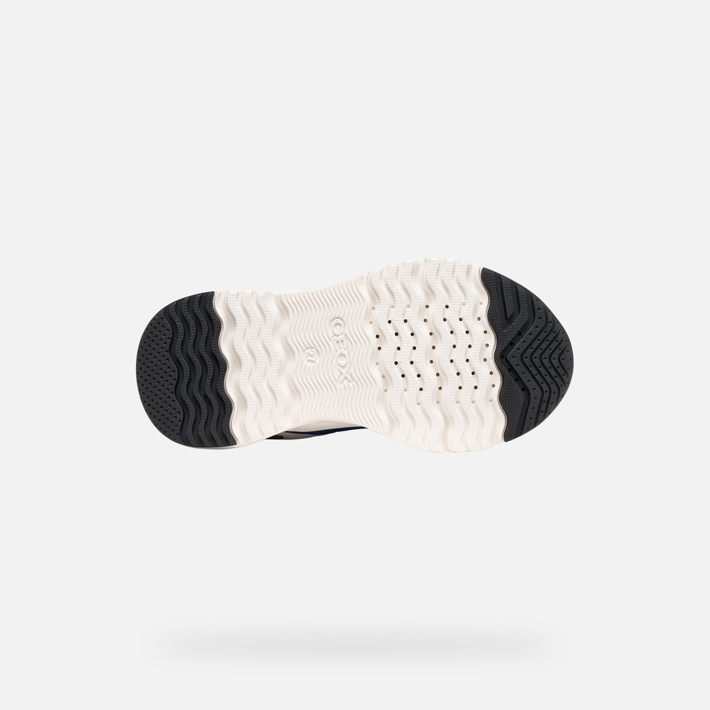 Low top sneakers LOFTUS BOY Navy/White - image number 6 | GEOX