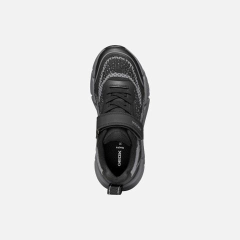 Lightweight cushioned sneakers FLEXYPER PLUS BOY Black - image number 5 | GEOX