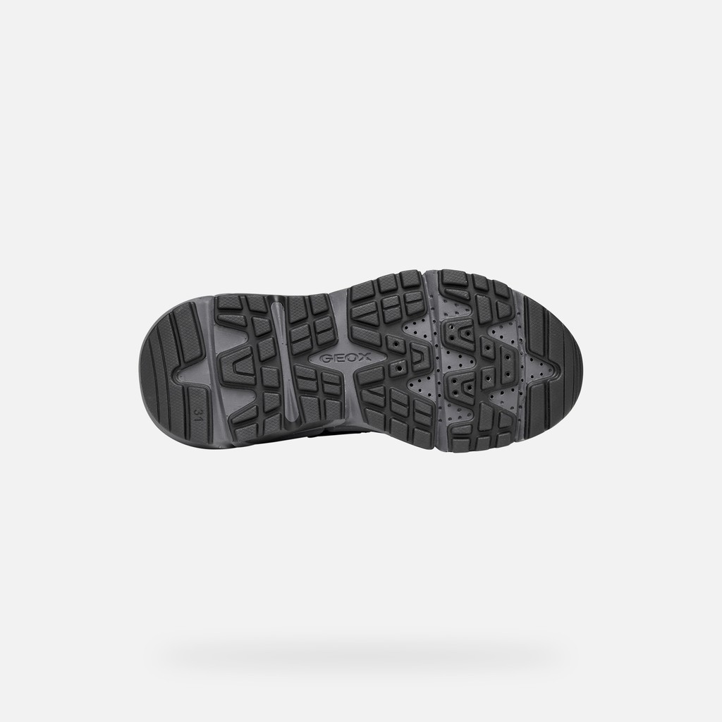 Lightweight cushioned sneakers FLEXYPER PLUS BOY Black - image number 6 | GEOX