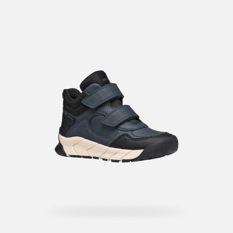 Waterproof ankle boots FLEXYPER PRO ABX BOY Navy/Black - image number 2 | GEOX