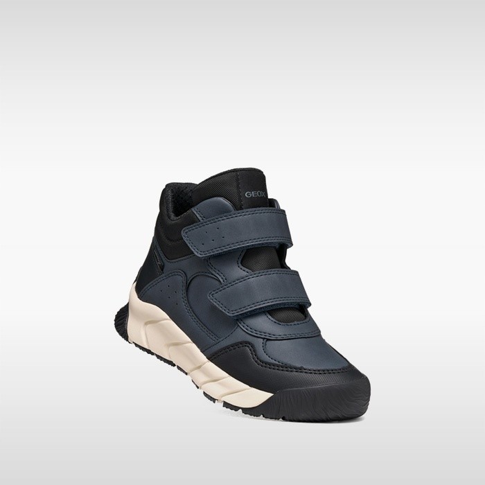 Waterproof ankle boots FLEXYPER PRO ABX BOY Navy/Black | GEOX