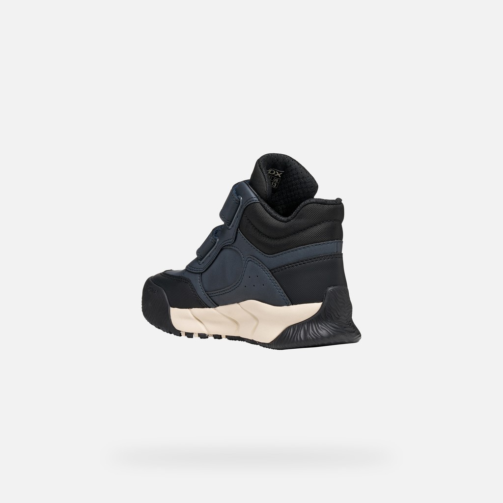 Waterproof ankle boots FLEXYPER PRO ABX BOY Navy/Black - image number 3 | GEOX