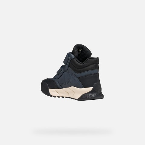 Waterproof ankle boots FLEXYPER PRO ABX BOY Navy/Black - image number 3 | GEOX