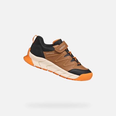 Sapatilhas imperme&aacute;veis FLEXYPER PRO ABX MENINO Castanho | GEOX