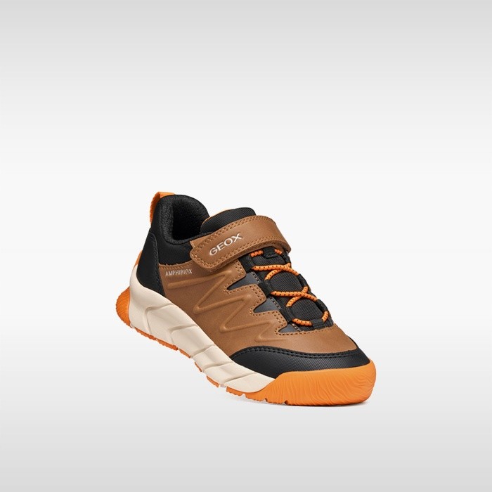 Sapatilhas imperme&aacute;veis FLEXYPER PRO ABX MENINO Castanho | GEOX