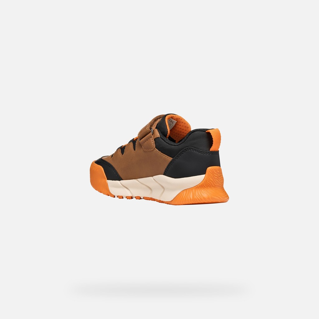 Sapatilhas imperme&aacute;veis FLEXYPER PRO ABX MENINO Castanho - image number 3 | GEOX