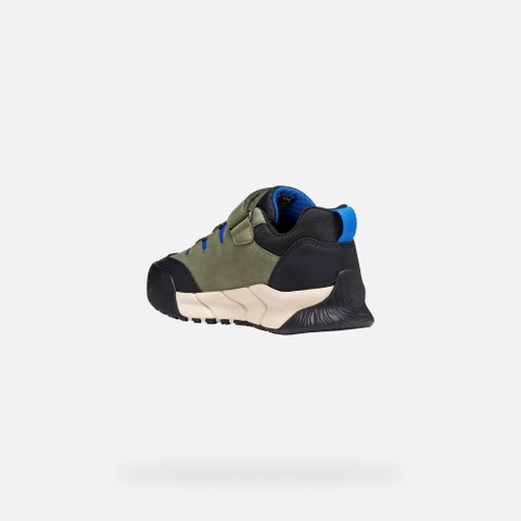 Sapatilhas imperme&aacute;veis FLEXYPER PRO ABX MENINO Verde militar - image number 3 | GEOX