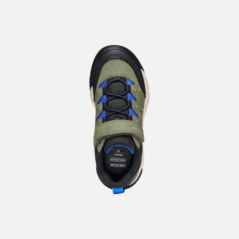 Sapatilhas imperme&aacute;veis FLEXYPER PRO ABX MENINO Verde militar - image number 5 | GEOX