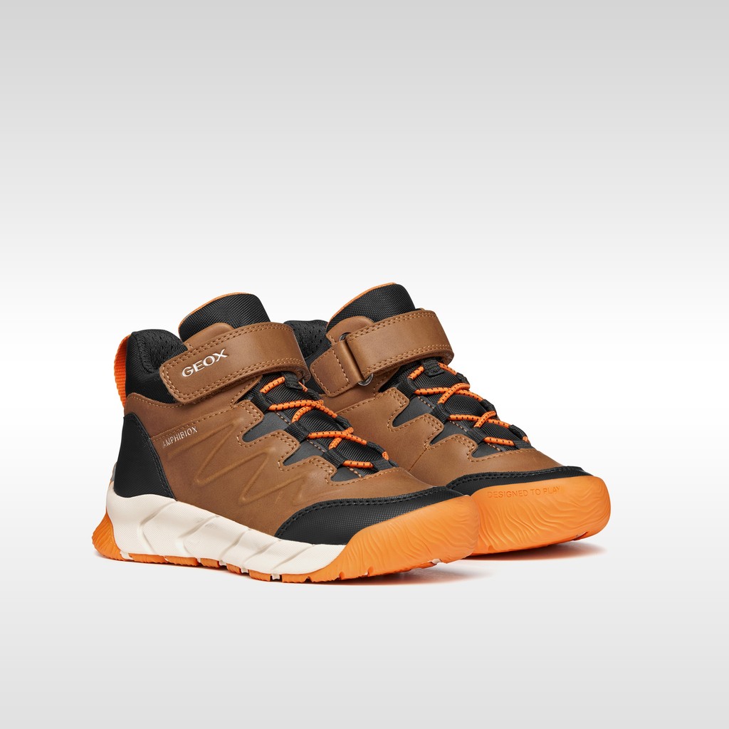 Waterproof ankle boots FLEXYPER PRO ABX BOY Brown - image number 7 | GEOX