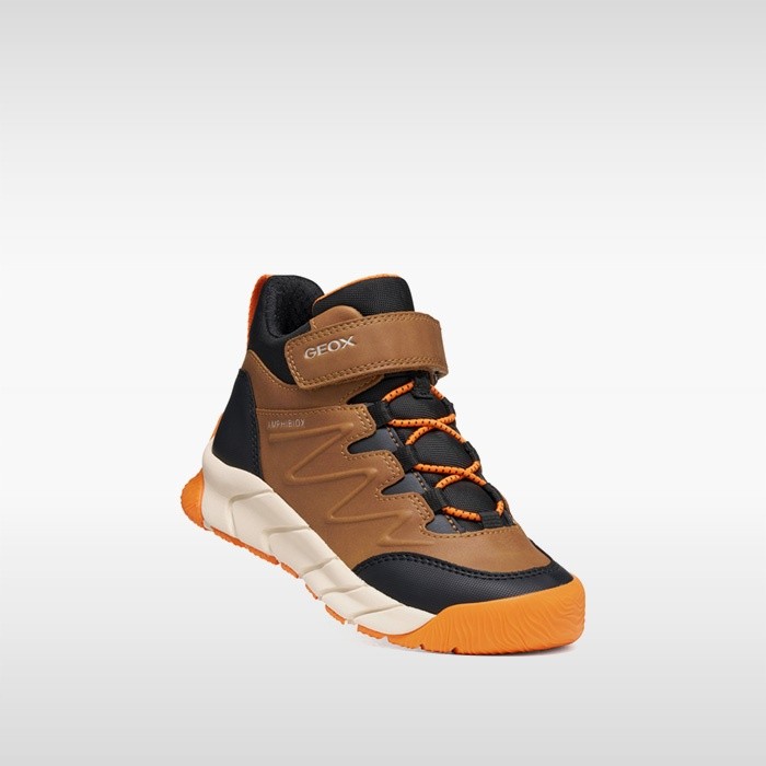 Botines impermeables FLEXYPER PRO ABX NI&Ntilde;O Marr&oacute;n | GEOX