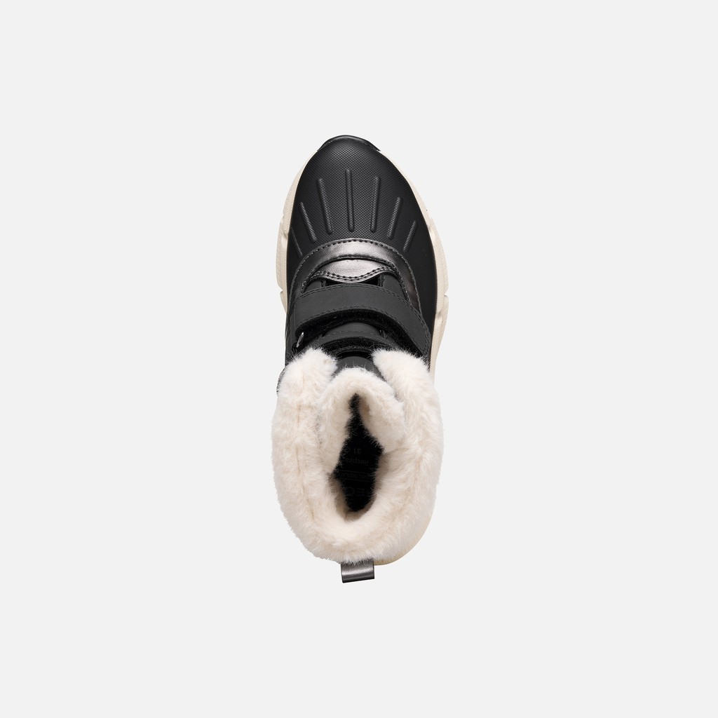 Waterproof snow ankle boots FLEXYPER PLUS ABX GIRL Black - image number 5 | GEOX