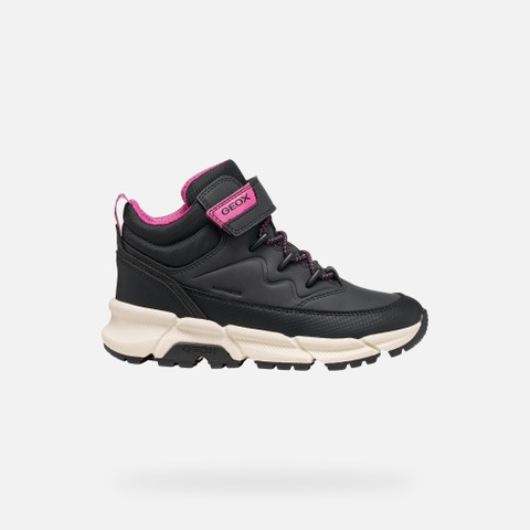 Waterproof ankle boots FLEXYPER PLUS ABX GIRL Black/Fuchsia - image number 1 | GEOX
