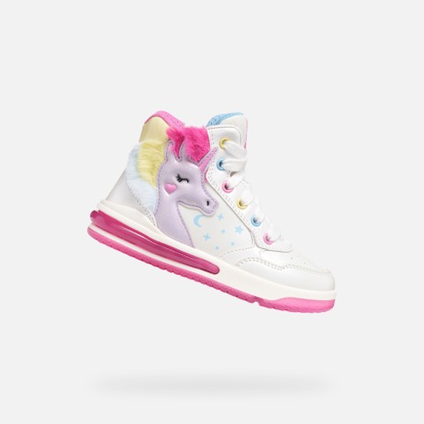 Shoes with lights SKETLITE GIRL White/Multicolor | GEOX