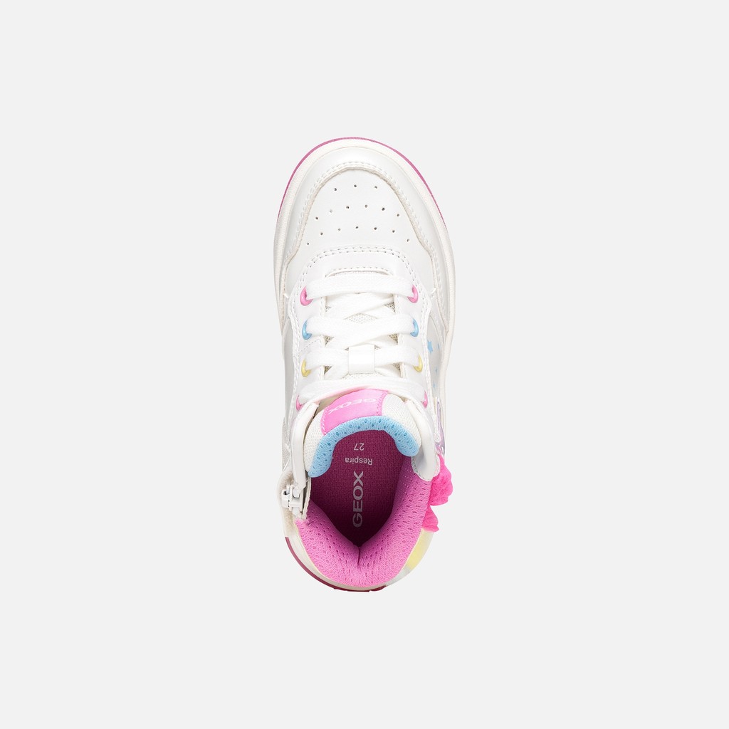 Shoes with lights SKETLITE GIRL White/Multicolor - image number 6 | GEOX