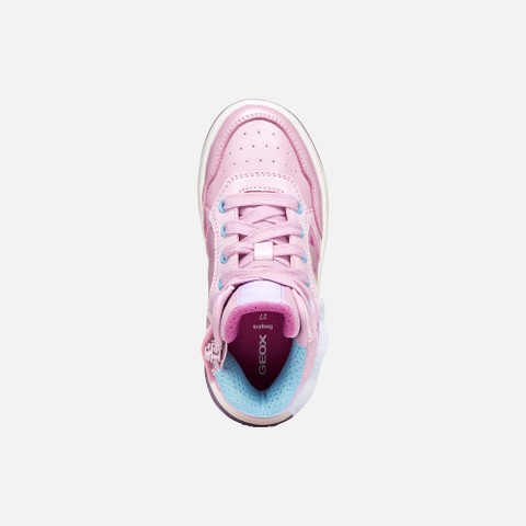 Light-up shoes SKETLITE GIRL Pink/Sky - image number 6 | GEOX