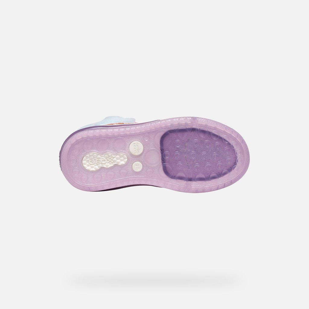 Light-up shoes SKETLITE GIRL Pink/Sky - image number 7 | GEOX