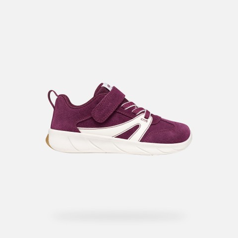 Lightweight and flexible Barefoot shoes FOOT-RUN GIRL Dark purple/White - image number 1 | GEOX